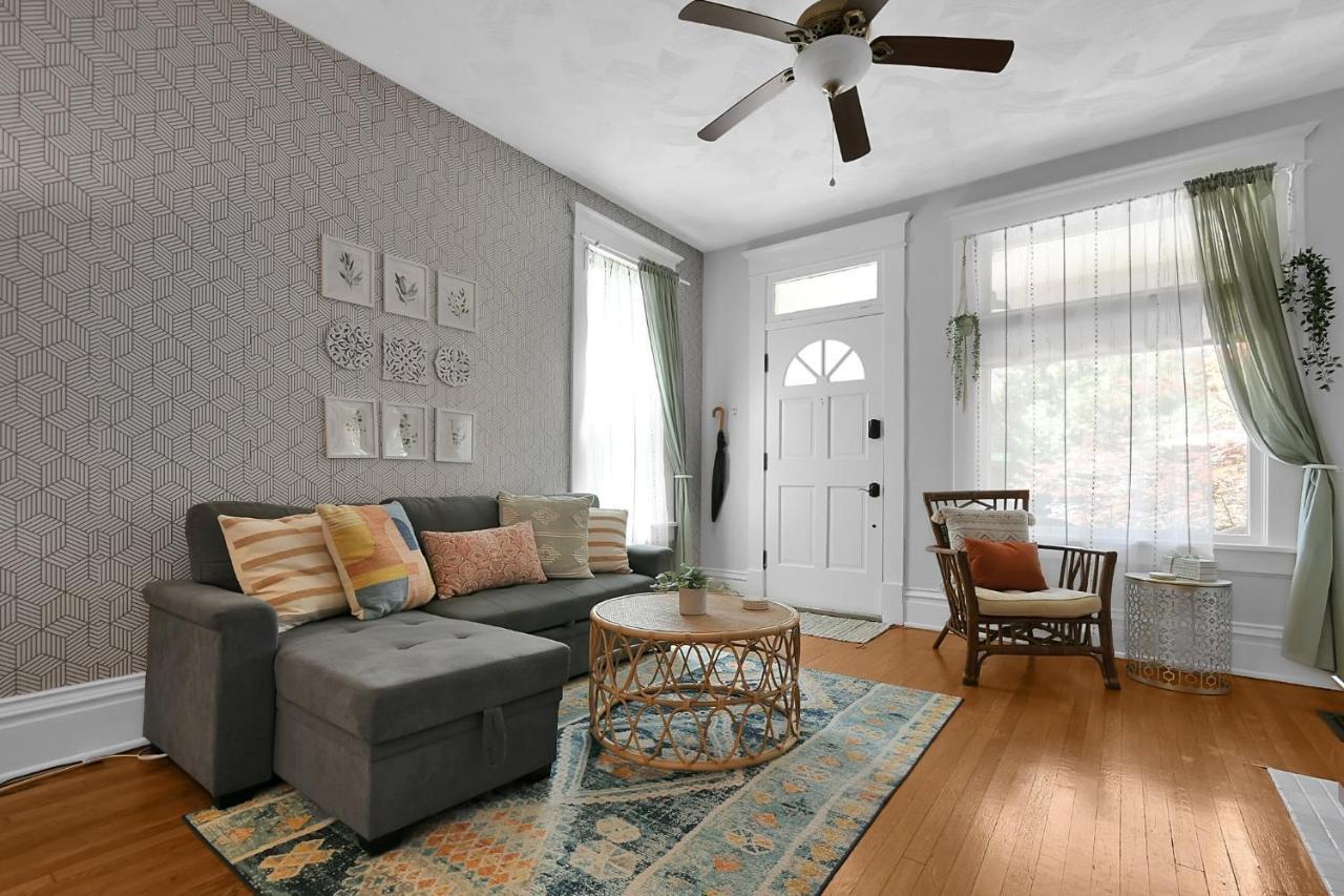 Modern Boho Stylish 1Br Near Dt On Historic Street Leilighet Columbus Eksteriør bilde